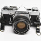 Olympus OM-1 chrome 35mm SLR w/Olympus Zuiko 50mm f/1.8 Lens
