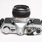 Olympus OM-1 chrome 35mm SLR w/Olympus Zuiko 50mm f/1.8 Lens
