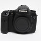 Canon EOS 7D 18MP DSLR body w/ 2 batts, charger, eyecup, 32GB CF, 14K acts!