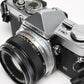 Olympus OM-1 chrome 35mm SLR w/Olympus Zuiko 50mm f/1.8 Lens