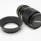Olympus OM Zuiko 35-105mm f3.5-4.5 zoom lens, Hood, Caps, UV, Mint-