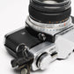 Olympus OM-1 chrome 35mm SLR w/Olympus Zuiko 50mm f/1.8 Lens