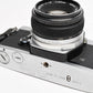 Olympus OM-1 chrome 35mm SLR w/Olympus Zuiko 50mm f/1.8 Lens