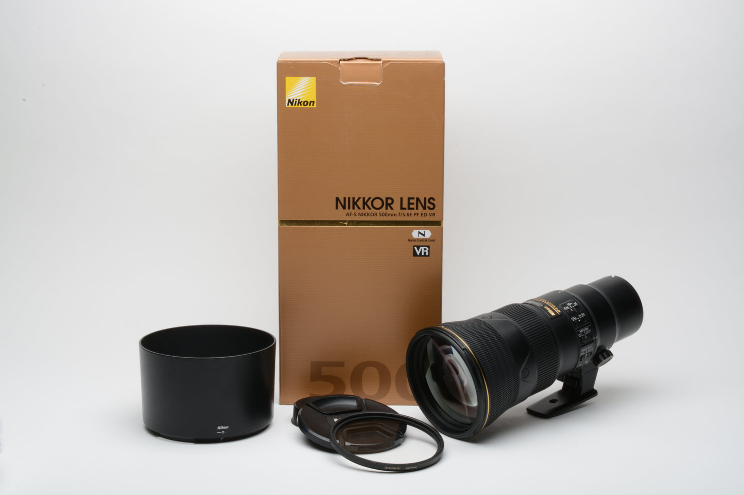 Nikon AF-S Nikkor 500mm f5.6E PF ED VR Telephoto lens, USA, Boxed, Sharp!