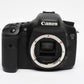 Canon EOS 7D 18MP DSLR body w/ 2 batts, charger, eyecup, 32GB CF, 14K acts!