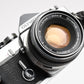 Olympus OM-1 chrome 35mm SLR w/Olympus Zuiko 50mm f/1.8 Lens
