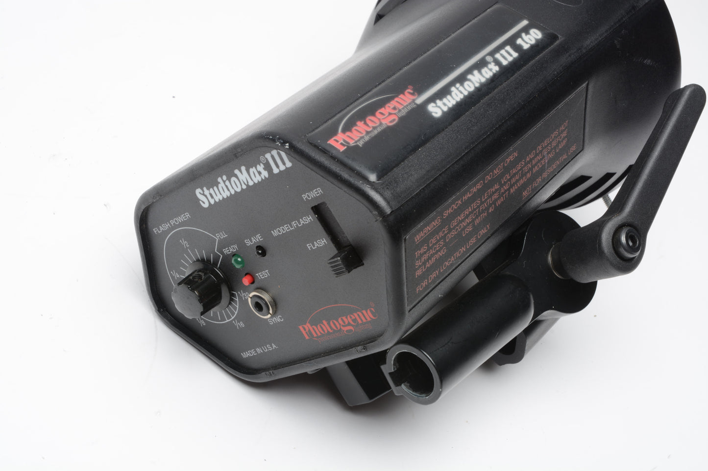 Photogenic StudioMax III 160WS Monolight w/Tube & Softbox, Tested