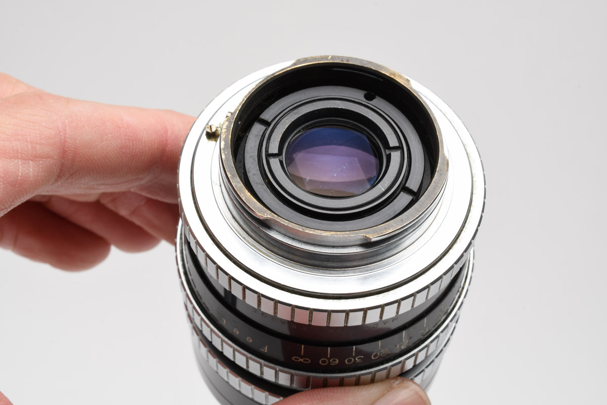 P. Angenieux Paris 35mm f2.5 Retrofocus Type R1 Exakta Mount w/Cap, Nice