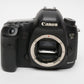 Canon EOS 5D Mark III 22.3MP DSLR body, 2 batts, charger, L Bracket,  boxed, 38K Acts