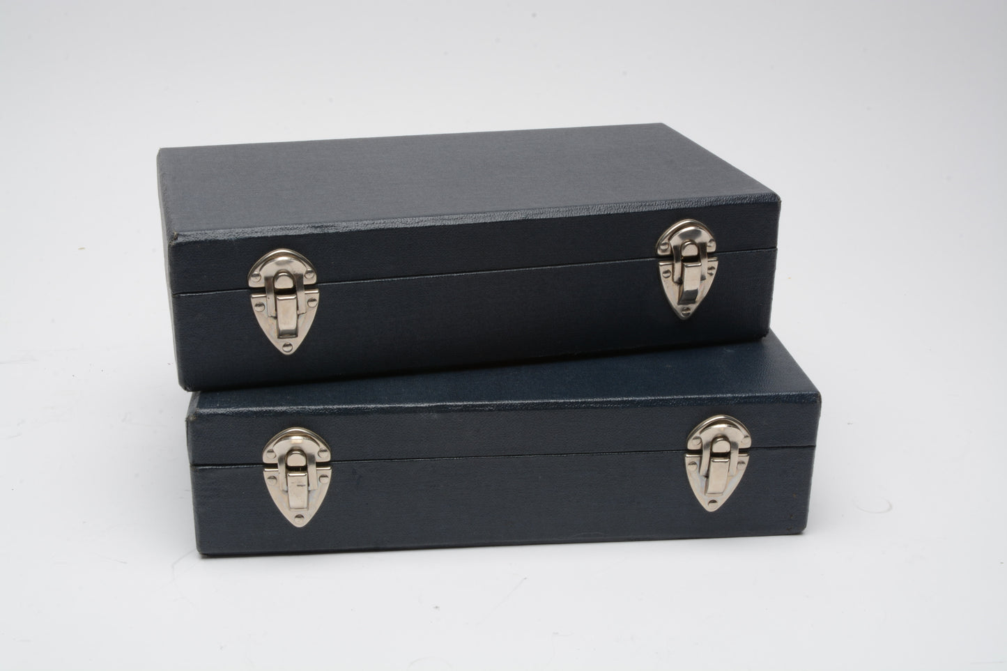 2x Barnett & Jaffe slide storage boxes, each holds 100 slides, nice quality+condition