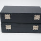 2x Barnett & Jaffe slide storage boxes, each holds 100 slides, nice quality+condition