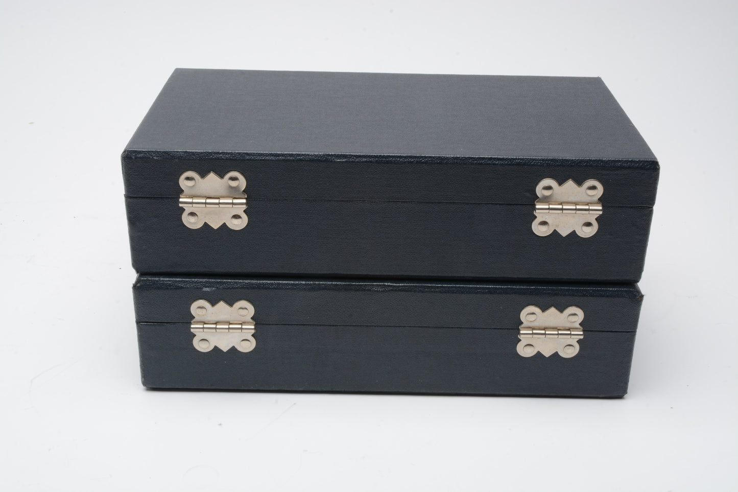 2x Barnett & Jaffe slide storage boxes, each holds 100 slides, nice quality+condition