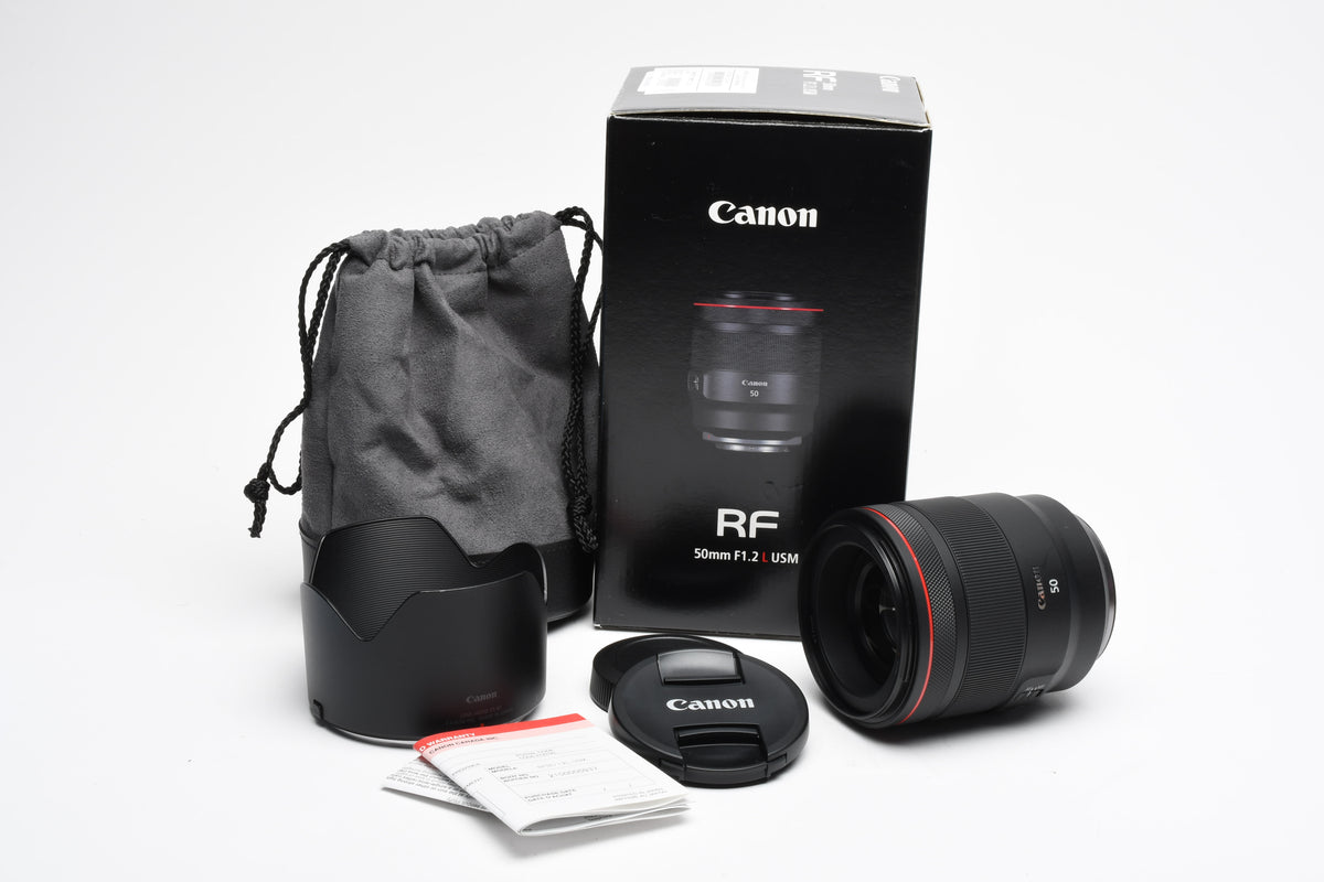 Canon RF 50mm f/1.2 L USM Lens #2959C002, MINT, Boxed, USA