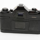 Canon A-1 35mm SLR Body w/50mm f1.8 Canon FD Lens + Cap, Strap, Full Seals!