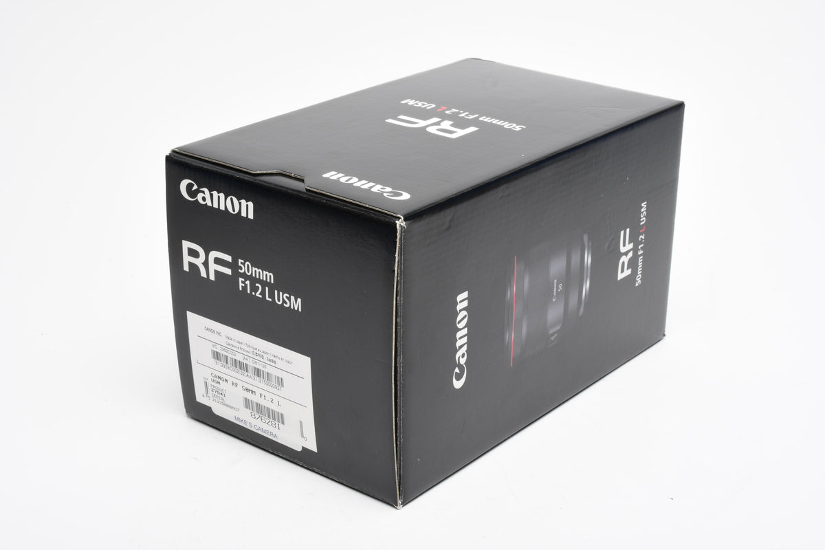 Canon RF 50mm f/1.2 L USM Lens #2959C002, MINT, Boxed, USA