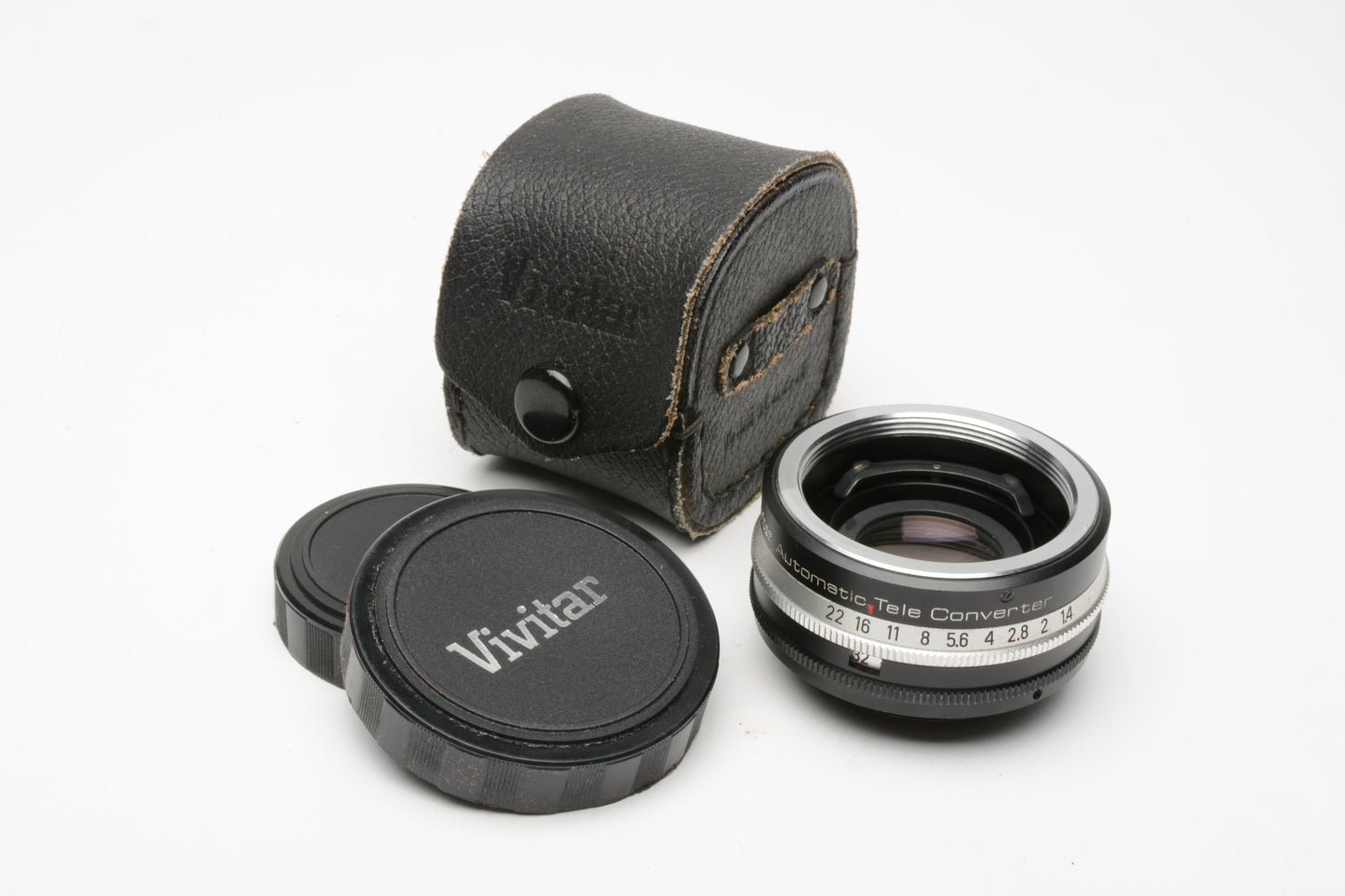Vivitar 2X-1 Tele Converter, case, M42 Mount w/Caps