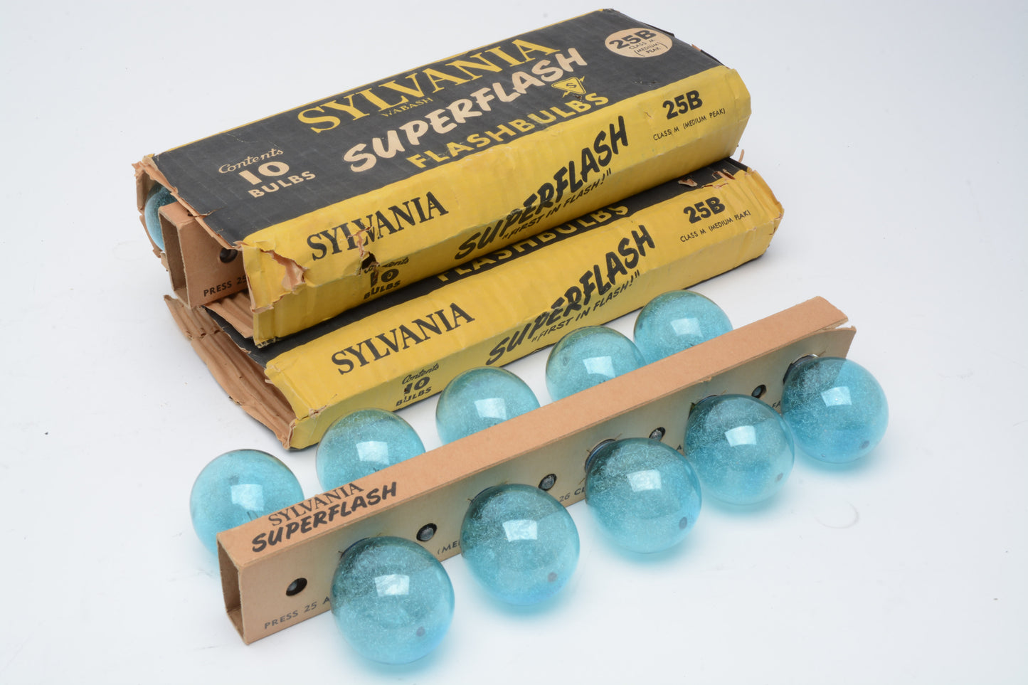20x New Sylvania Superflash 25B Class M Flash Bulbs (2x 10-packs)
