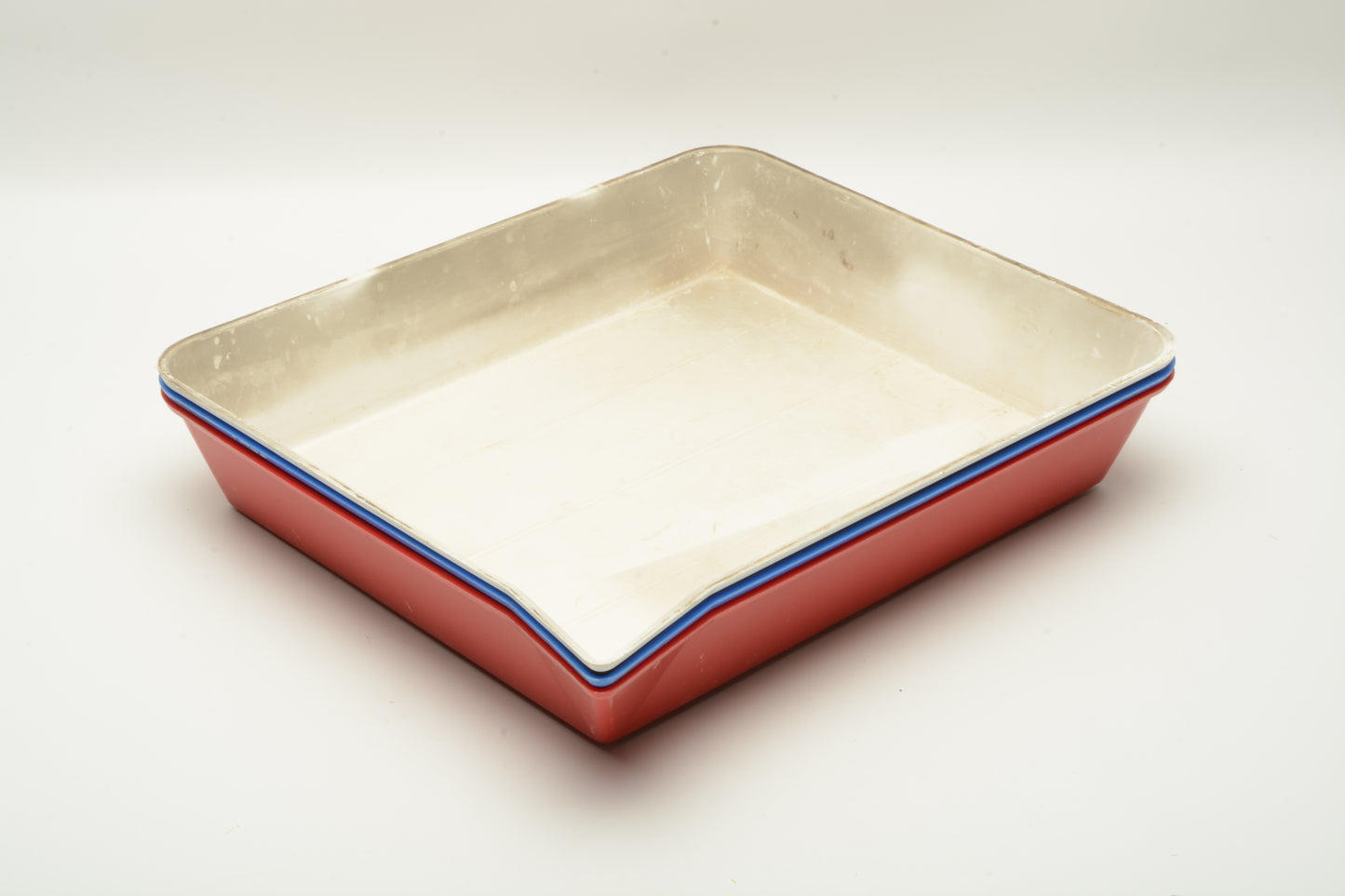 3X Yankee Agitray 8x10" darkroom printing trays, Clean (10x12" exterior)