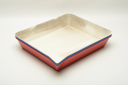 3X Yankee Agitray 8x10" darkroom printing trays, Clean (10x12" exterior)