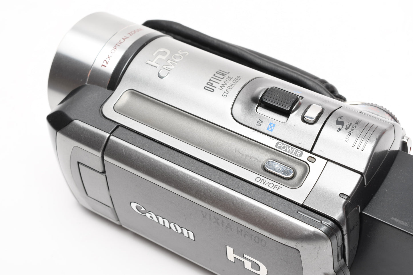 Canon VIXIA HF100 HD video bundle, 2X batts+charger/AC, manual, Boxed