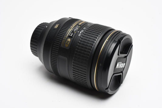 Nikon AF-S Nikkor 24-120mm f4G ED VR N zoom lens, Great!