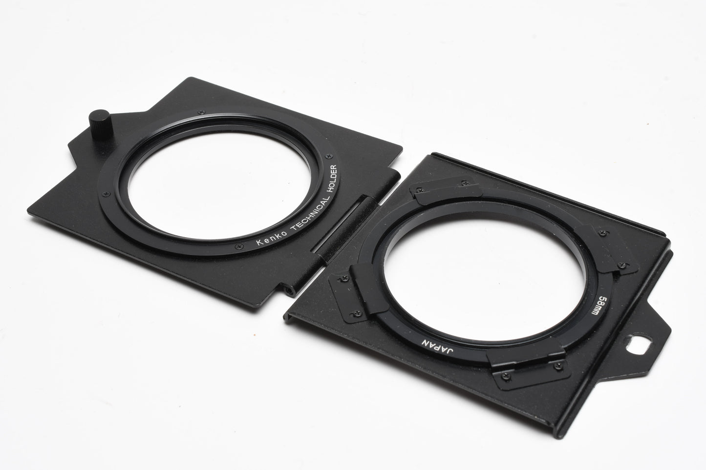 Kenko technical filter holder w/58mm adapter and pouch, clean