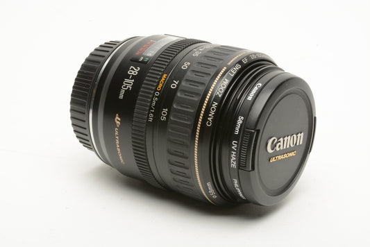 Canon EF 28-105mm f/3.5-4.5 Zoom Lens w/UV Filter, Very clean