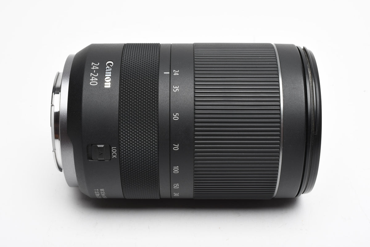 Canon RF 24-240mm f4-6.3 IS USM zoom lens, Caps, Mint-, Great