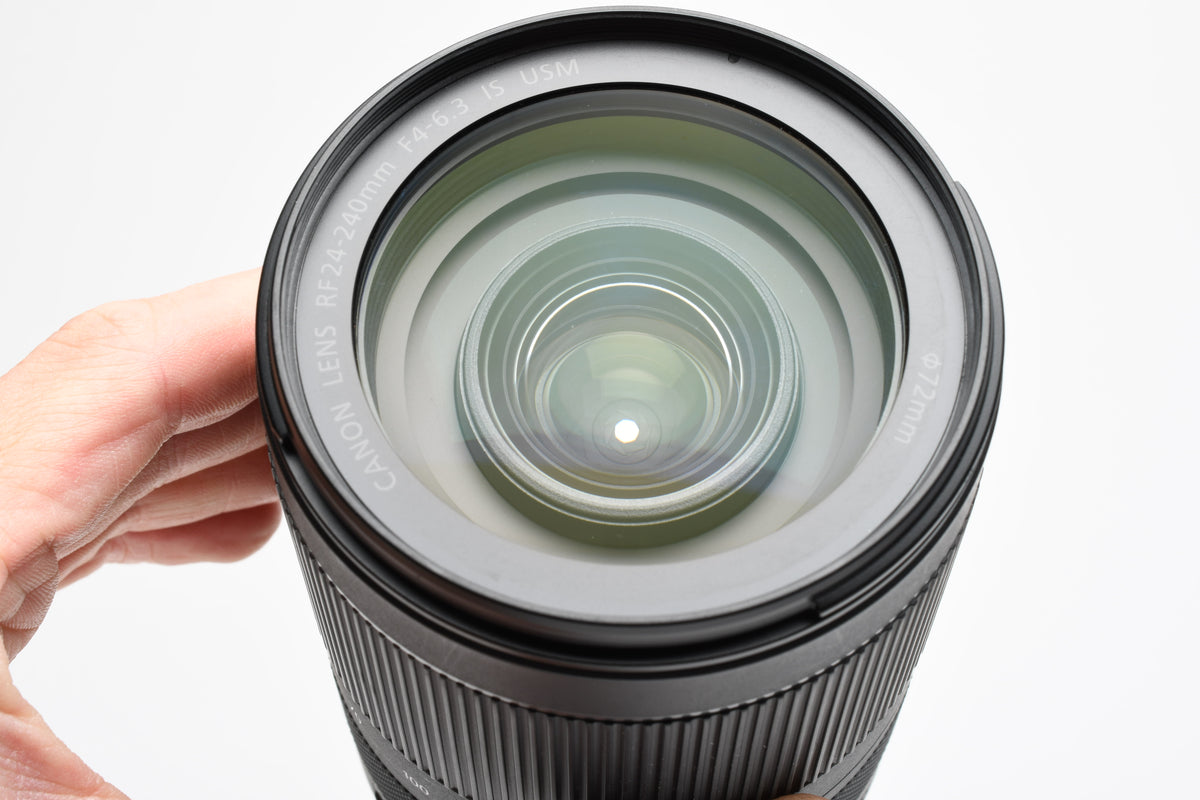 Canon RF 24-240mm f4-6.3 IS USM zoom lens, Caps, Mint-, Great