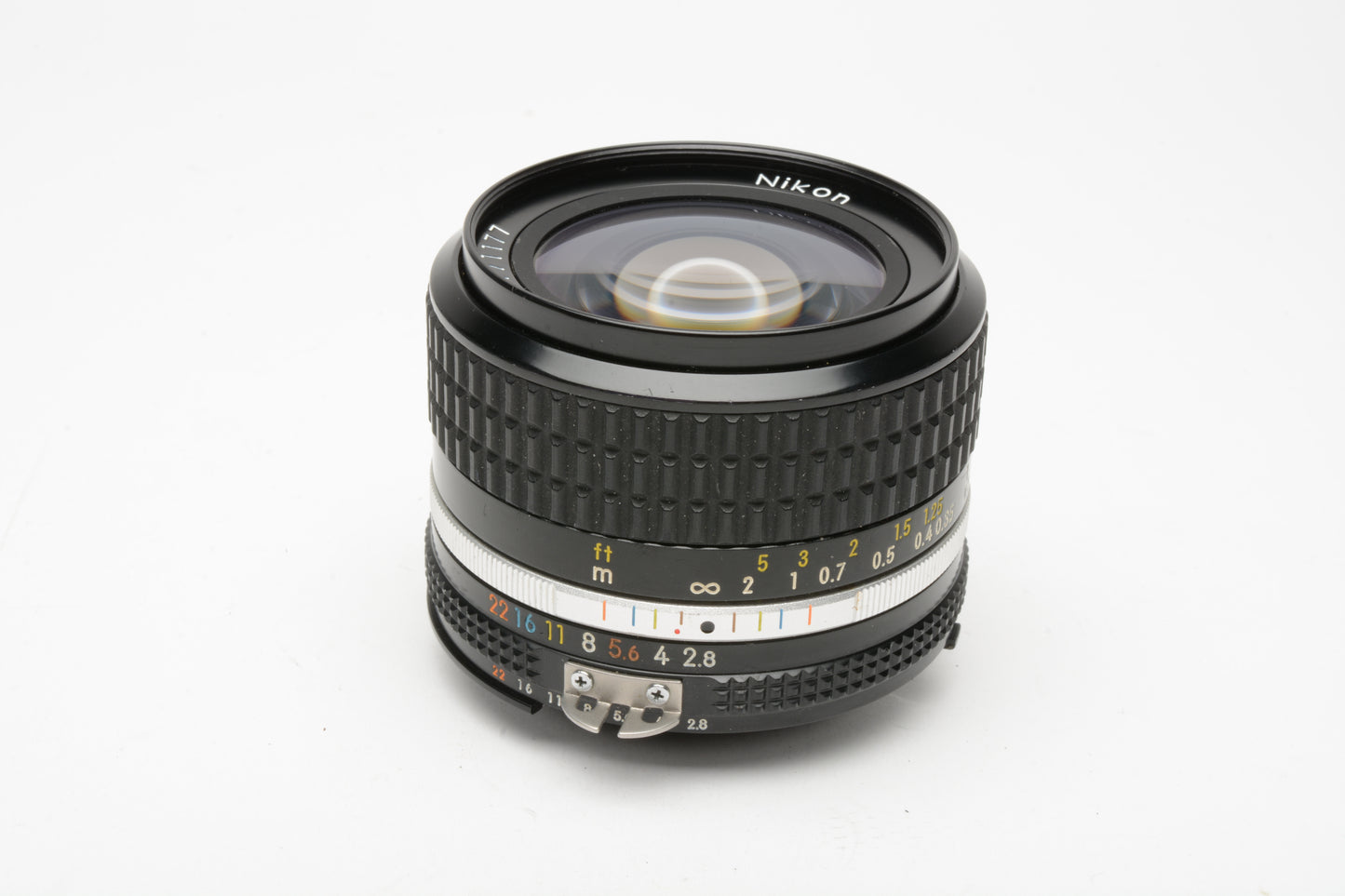 Nikon Nikkor Ai-S 24mm f2.8 MF Wide angle lens, UV, Clean and sharp!