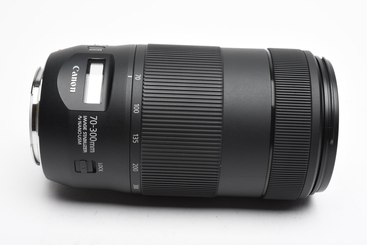 Canon EF 70-300mm f4-5.6 IS II Nano USM Lens, Hood+UV, Mint-