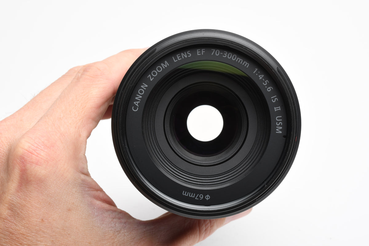 Canon EF 70-300mm f4-5.6 IS II Nano USM Lens, Hood+UV, Mint-