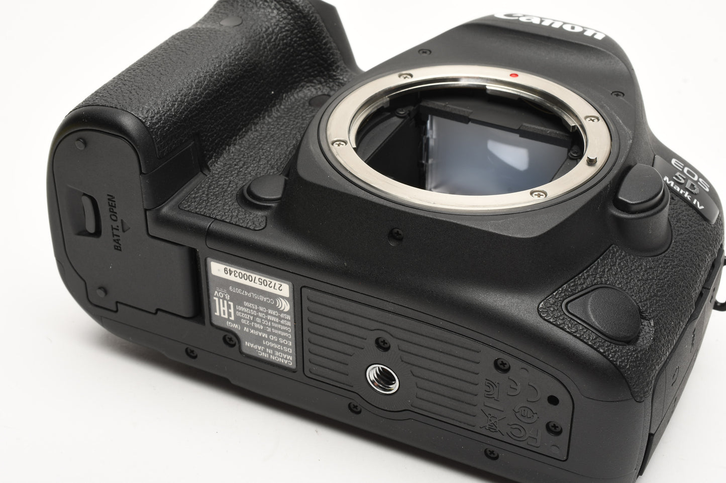 Canon EOS 5D Mark IV Body w/Batt, Charger, Only 1780 Acts!!