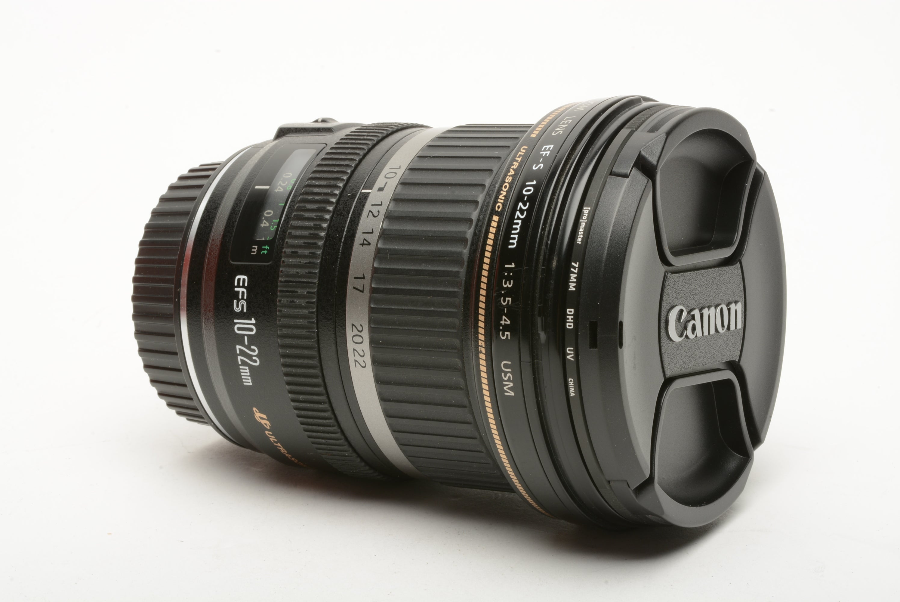 Canon EFS 10-22mm f/3.5-4.5 USM w/Box, UV, Caps