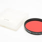 Tiffen 72mm Red 1 25 filter in jewel case, Very clean