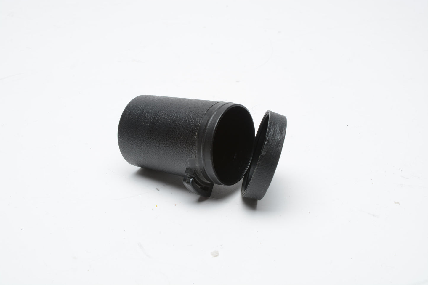 4x Star-D black plastic film canisters for 35mm film, clean