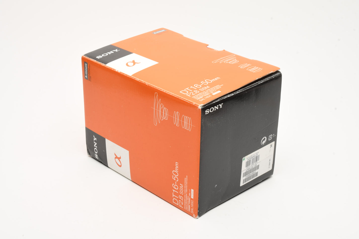 Sony DT 16-50mm f2.8 SSM lens, Boxed, Hood+caps+papers, Mint-
