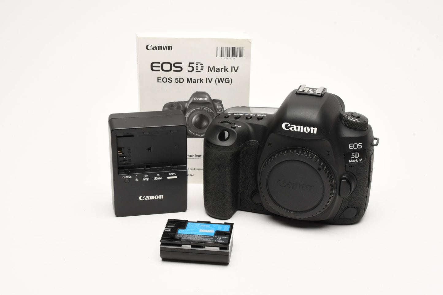 Canon EOS 5D Mark IV Body w/Batt, Charger, Only 1780 Acts!!