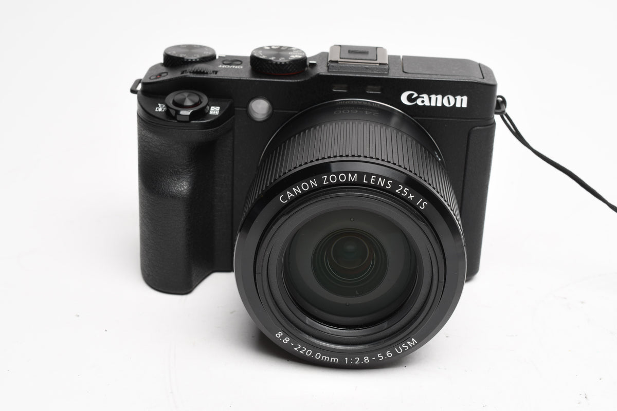 Canon PowerShot G3X 20.2MP Digital Point&Shoot, Case, 2X Batts+Charger+SD