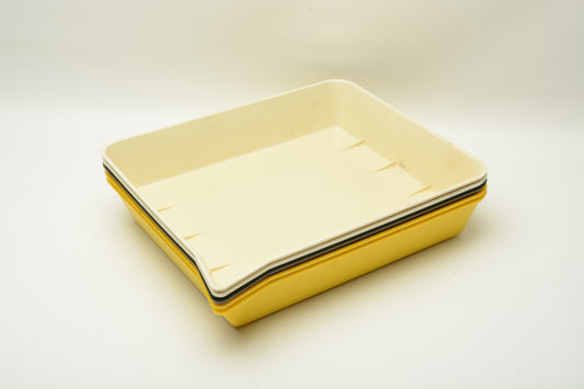 5X Yankee 8x10" darkroom printing trays, Very clean (10x12" exterior)