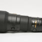 Nikon AF-S Nikkor 400mm F2.8G ED VR IF SWM tele lens, case, very sharp, barely used