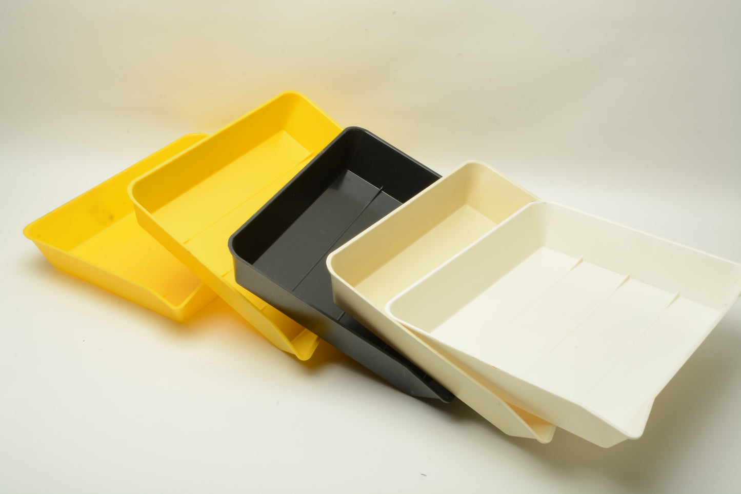 5X Yankee 8x10" darkroom printing trays, Very clean (10x12" exterior)