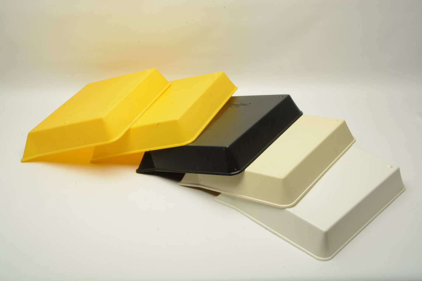 5X Yankee 8x10" darkroom printing trays, Very clean (10x12" exterior)