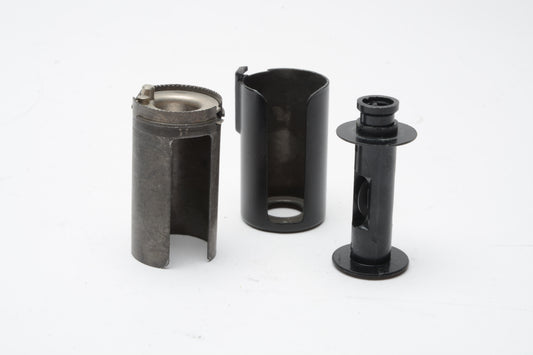 1x Soviet era metal reloadable 35mm film canister/cartridge/cassette