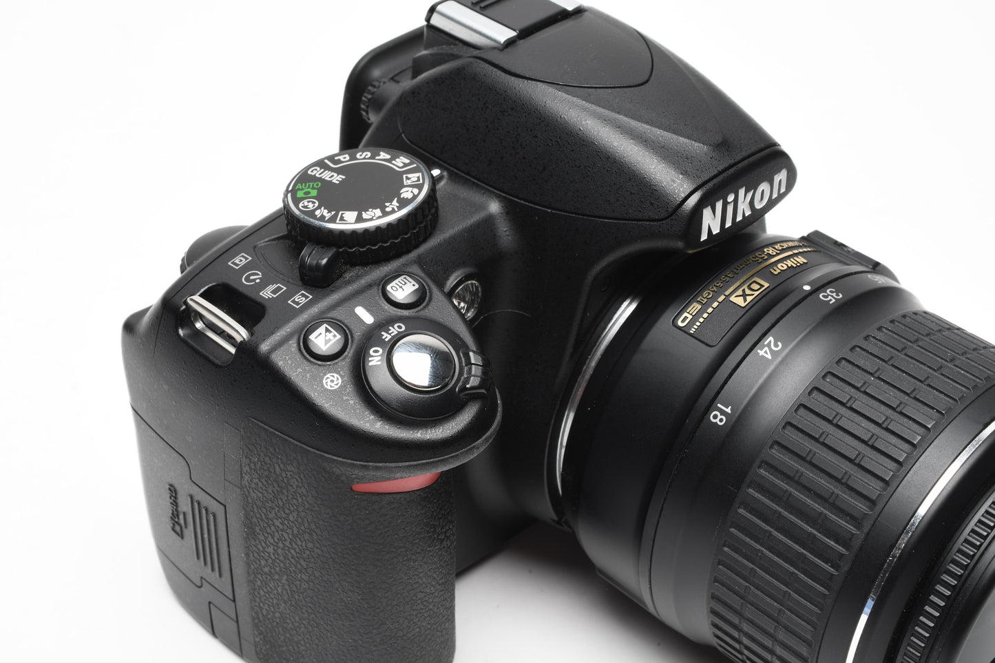 Nikon D3100 DSLR w/Nikkor AFS 18-55mm f3.5-5.6G II, batt+charger 6983 Acts