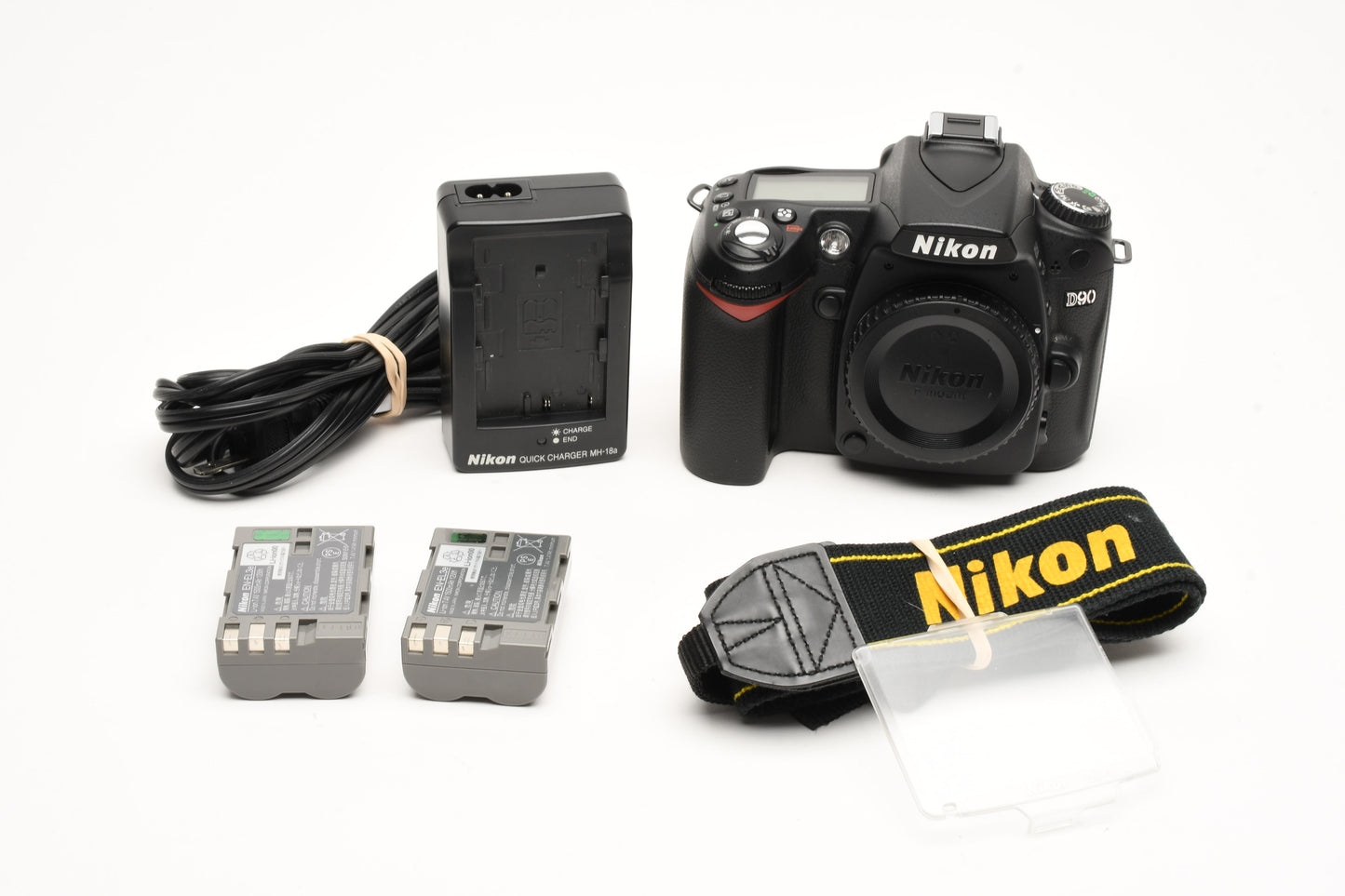Nikon D90 DSLR body, 2X batts, charger, strap++ Only 4249 Acts, very clean, Great