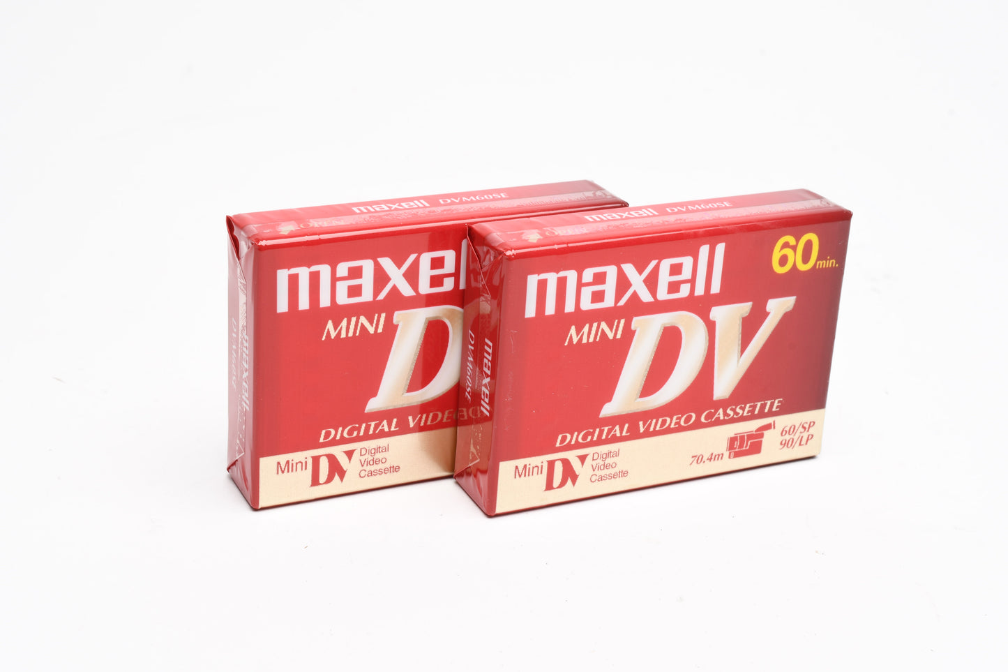 2X Maxell Mini DV Cassettes DVM60SE New/Sealed