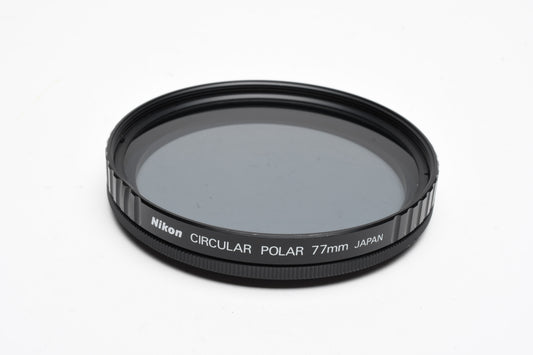 Nikon 77mm Circular Polarizer Polarizing Filter, Mint-