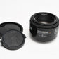 Minolta Maxxum 50mm F1.7 AF Lens, Clean