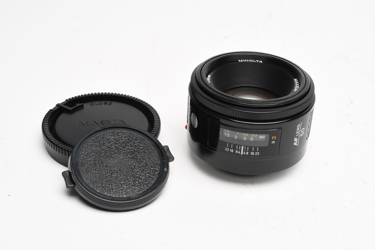 Minolta Maxxum 50mm F1.7 AF Lens, Clean